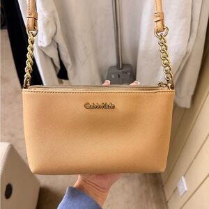 Calvin Klein Tan Crossbody Bag
